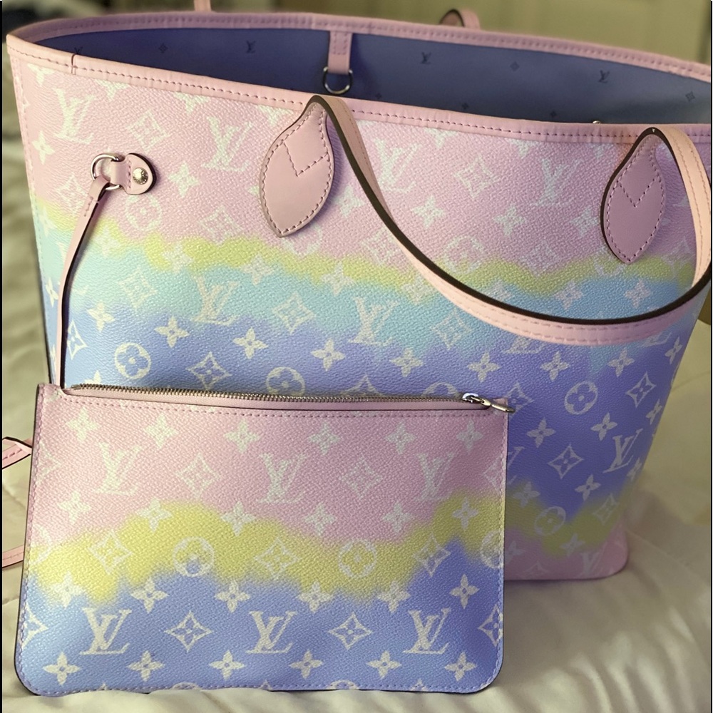 NF Louis Vuitton limited edition pastel rainbow